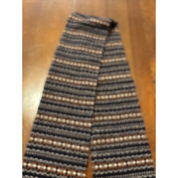 Jcrew 100% Wool Blue Striped Scarf - Picture 4 of 6